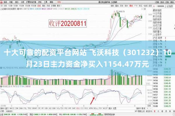 十大可靠的配资平台网站 飞沃科技（301232）10月23日主力资金净买入1154.47万元