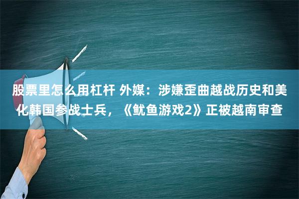 股票里怎么用杠杆 外媒：涉嫌歪曲越战历史和美化韩国参战士兵，《鱿鱼游戏2》正被越南审查